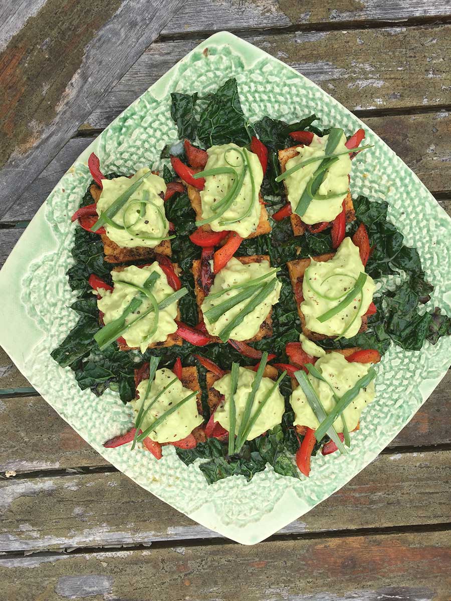 Smoky TempehAvocado Stacks Hormone + Metabolism Specialist