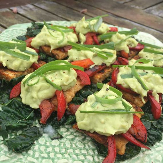 Smoky TempehAvocado Stacks Hormone + Metabolism Specialist